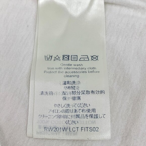 Louis Vuitton White Printed Cotton Round-Neck Short-Sleeve T-Shirt M Size Made I - Picture 4 of 8